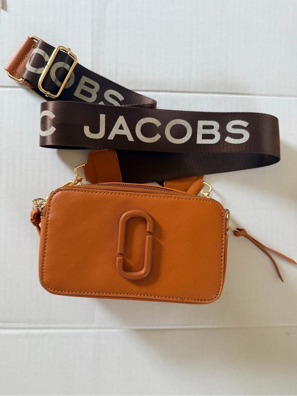 Marc Jacobs Small Crossbody Camera Bag with Logo Strap